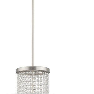 HomeRoots Four Light Dimmable Chandelier: Modern Cylinder Design for Versatile Illumination in Any Space 687287