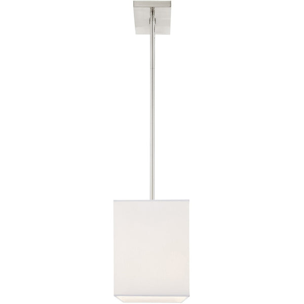 HomeRoots Three Light Dimmable Chandelier - Modern Cylinder Shades for Elegant Dining & Living Spaces 687292