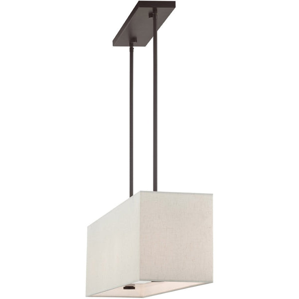 HomeRoots Four Light Dimmable Chandelier - Modern Steel Shades for Stylish Ambiance in Any Room Decor 687295