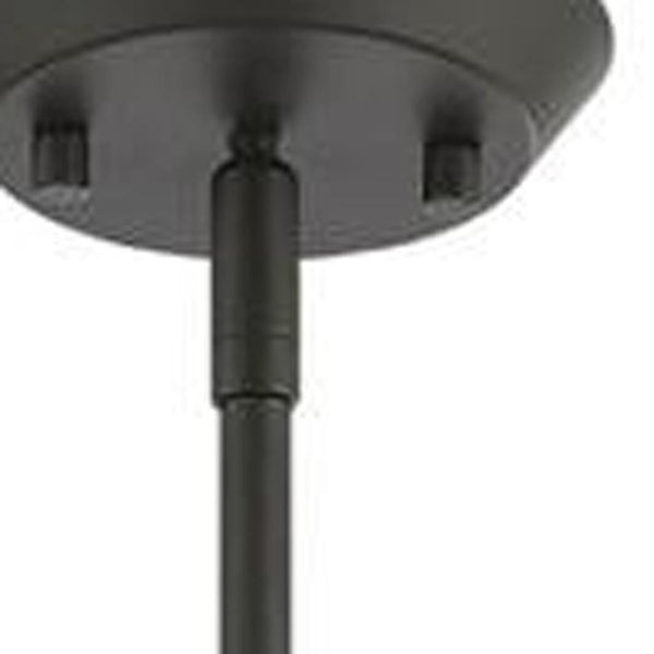 HomeRoots Three Light Dimmable Chandelier - Modern Cylinder Shades for Adjustable Ambient Lighting in Any Room 687318