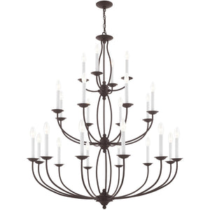 HomeRoots Bronze Multi-Light Dimmable Chandelier with Elegant Shades for Stylish Ambient Lighting in Any Space 687328