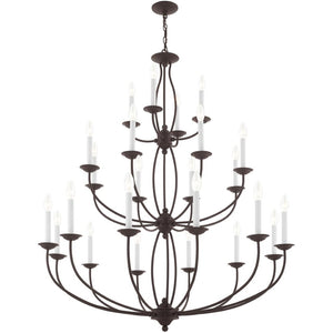 HomeRoots Bronze Multi-Light Dimmable Chandelier with Elegant Shades for Stylish Ambient Lighting in Any Space 687328