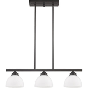 HomeRoots Three Light Dimmable Chandelier – Modern Cylinder Shades for Stylish Illumination in Any Room 687335