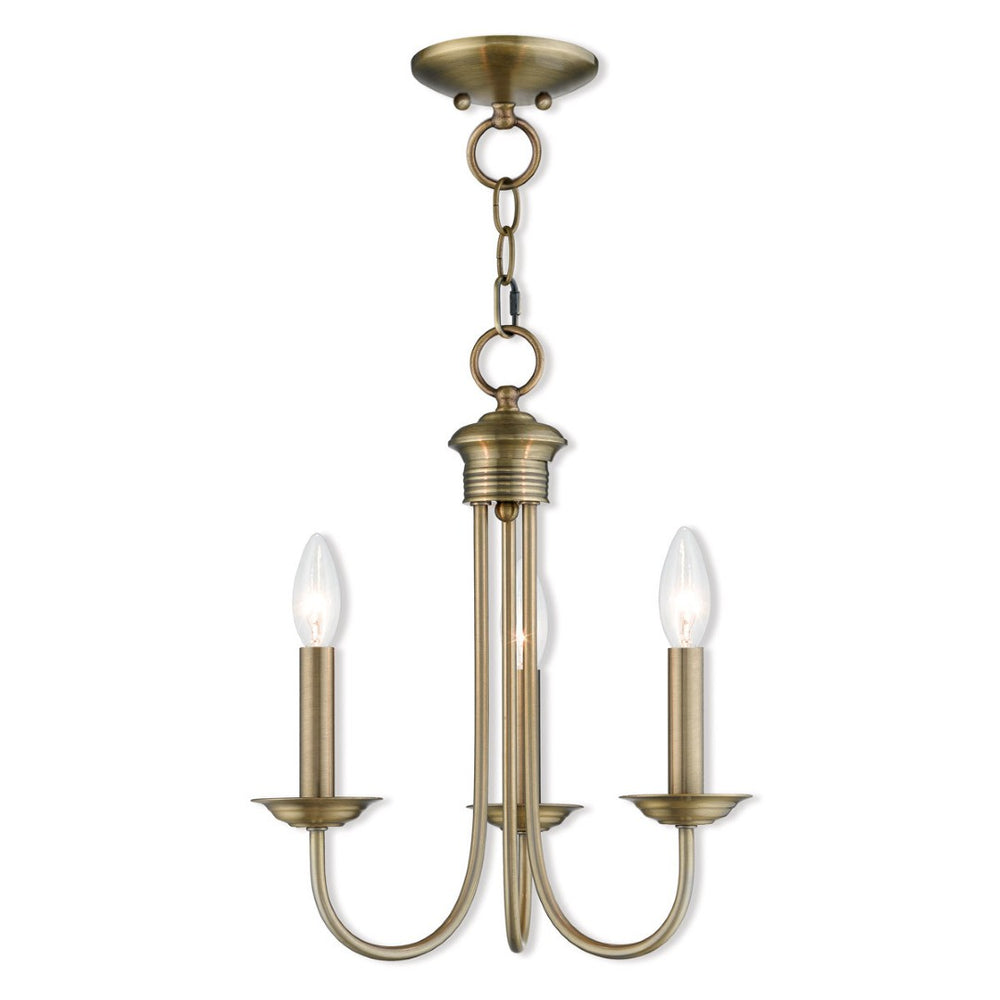 HomeRoots Three Light Dimmable Chandelier with Sleek Cylinder Shades for Modern Home Ambiance & Style 687357