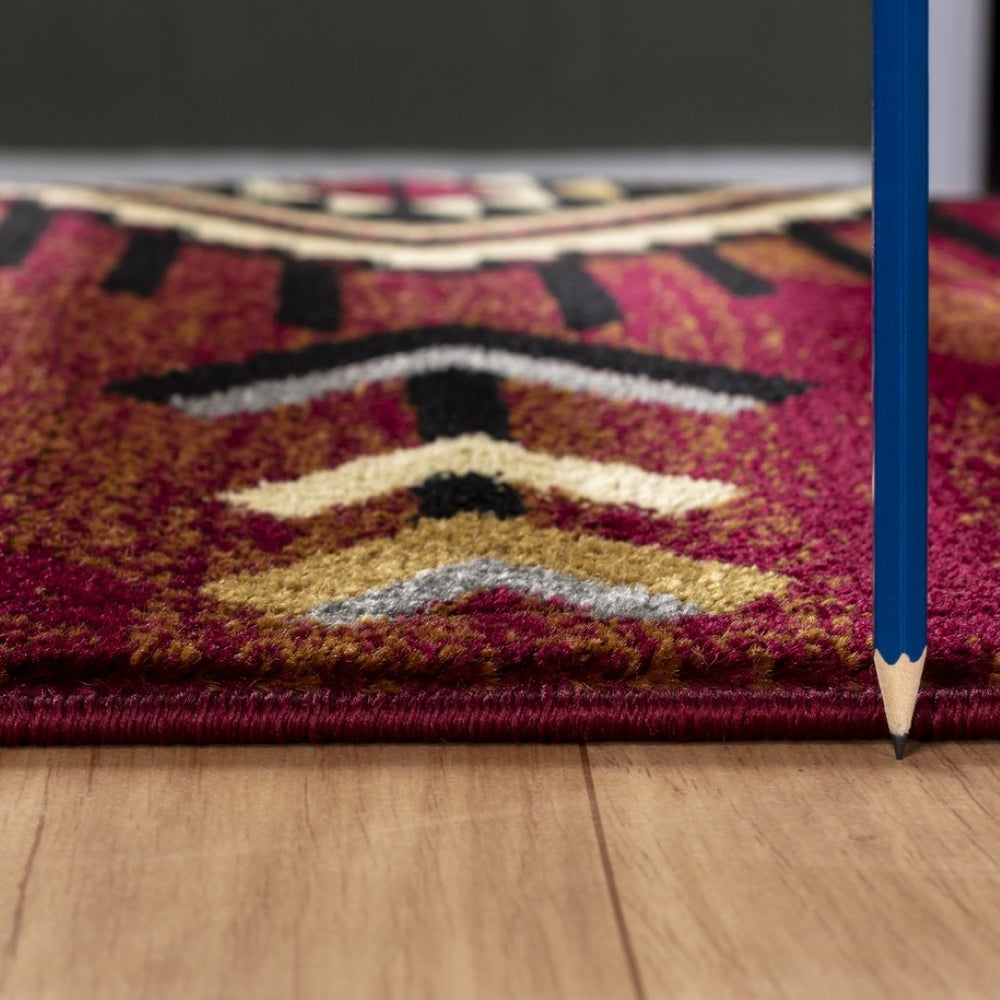 English Elm Tribes Southwest Area Rug - 7'10" X 10'3" - Durable, Soft, Pet-Friendly, & Stain-Resistant Design B186P180984-GIGA