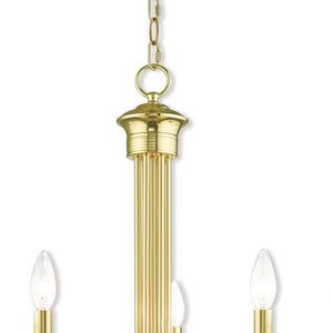 HomeRoots Five Light Dimmable Chandelier – Modern Cylindrical Design with Steel Shades for Stylish Illumination 687362