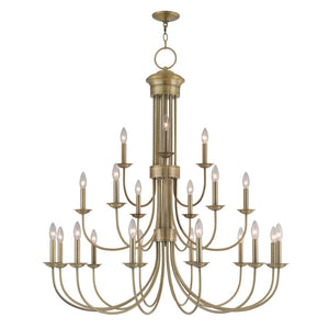 HomeRoots Multi Light Dimmable Chandelier – Modern Steel Fixture for Custom Ambiance in Dining & Entry Spaces 687372