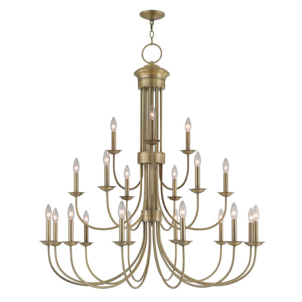 HomeRoots Multi Light Dimmable Chandelier – Modern Steel Fixture for Custom Ambiance in Dining & Entry Spaces 687372