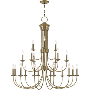 HomeRoots Multi Light Dimmable Chandelier – Modern Steel Fixture for Custom Ambiance in Dining & Entry Spaces 687372