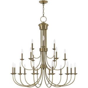 HomeRoots Multi Light Dimmable Chandelier – Modern Steel Fixture for Custom Ambiance in Dining & Entry Spaces 687372