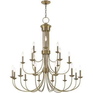 HomeRoots Multi Light Dimmable Chandelier – Modern Steel Fixture for Custom Ambiance in Dining & Entry Spaces 687372