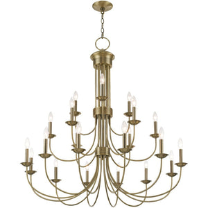 HomeRoots Multi Light Dimmable Chandelier – Modern Steel Fixture for Custom Ambiance in Dining & Entry Spaces 687372