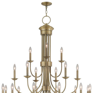 HomeRoots Multi Light Dimmable Chandelier – Modern Steel Fixture for Custom Ambiance in Dining & Entry Spaces 687372