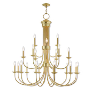 HomeRoots Multi Light Dimmable Chandelier - Modern Cylinder Shades for Versatile Home Lighting & Ambiance 687373