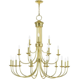 HomeRoots Multi Light Dimmable Chandelier - Modern Cylinder Shades for Versatile Home Lighting & Ambiance 687373