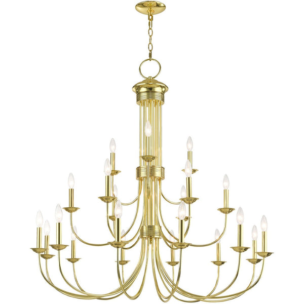 HomeRoots Multi Light Dimmable Chandelier - Modern Cylinder Shades for Versatile Home Lighting & Ambiance 687373