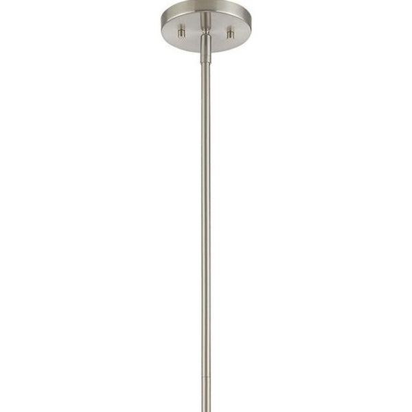 HomeRoots Dimmable Chandelier: Modern Cylindrical Design with Steel Shades for Stylish, Adjustable Lighting 687399