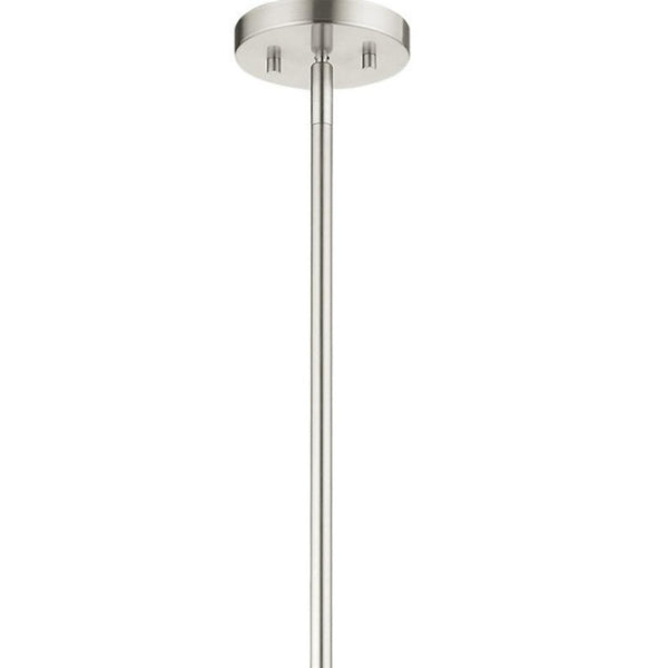 HomeRoots Five Light Dimmable Chandelier - Elegant Cylinder Shades for Modern Spaces, Perfect Ambiance Lighting 687420