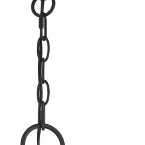 HomeRoots Black Modern Three-Light Dimmable Chandelier with Elegant Cylindrical Shades for Cozy Ambiance 687426