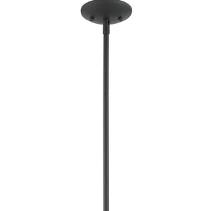 HomeRoots Five Light Dimmable Chandelier - Elegant Cylinder Shades for Modern Spaces, Perfect Ambiance & Style 687435