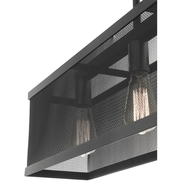 HomeRoots Three Light Dimmable Chandelier - Modern Cylindrical Design for Stylish Spaces & Adjustable Ambiance 687440