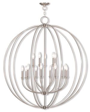 HomeRoots Multi Light Dimmable Chandelier - Modern Steel Shades for Adjustable Ambiance & Timeless Elegance 687462