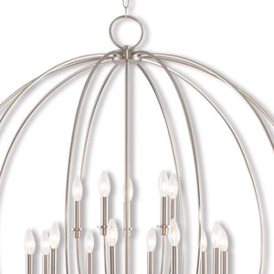 HomeRoots Multi Light Dimmable Chandelier - Modern Steel Shades for Adjustable Ambiance & Timeless Elegance 687462