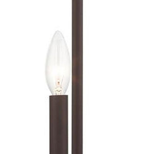 HomeRoots Three Light Dimmable Chandelier - Modern Steel Design with Cylindrical Shades for Stylish Spaces 687485