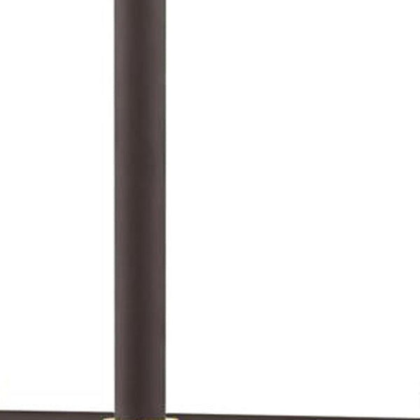 HomeRoots Five Light Dimmable Chandelier - Modern Cylinder Shades for Stylish Illumination in Any Room 687487