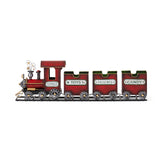 Christopher Knight Home® Dark Red Metal Train Set - Holiday Decor & Toy, 37.25 x 7.60 x 11.00