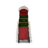 Christopher Knight Home® - Noble House - - Dark Red Metal Train With Three Cars Decor