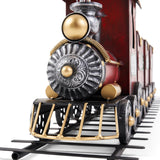 Christopher Knight Home® - Noble House - - Dark Red Metal Train With Three Cars Decor