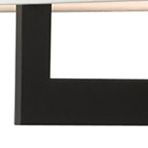 HomeRoots Black Modern Four-Light Dimmable Chandelier with Cylindrical Shades – Perfect for Any Space! 687506