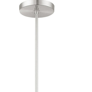 HomeRoots Five Light Dimmable Chandelier - Modern Cylindrical Shades for Stylish Illumination in Any Room 687525