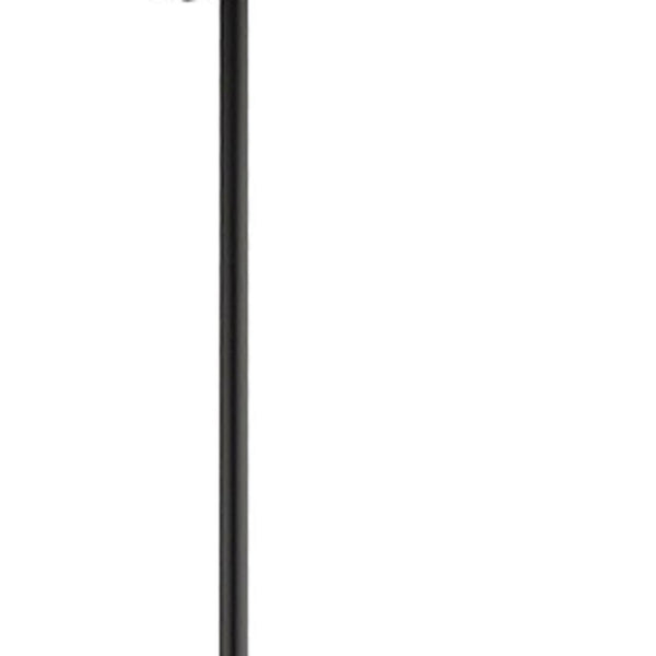HomeRoots Black Four-Light Dimmable Chandelier with Cylindrical Shades for Versatile Modern Lighting Solutions 687527