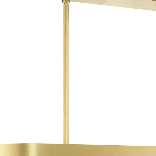 HomeRoots Four Light Dimmable Chandelier – Modern Steel Design with Cylinder Shades for Versatile Spaces 687528