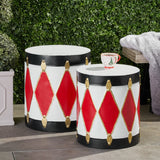 Christopher Knight Home® - Noble House - - Metal Drum Decoration