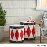 Christopher Knight Home® - Noble House - - Metal Drum Decoration