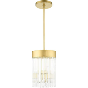 HomeRoots Three Light Dimmable Chandelier - Modern Cylinder Shades for Elegant Illumination in Any Room 687530