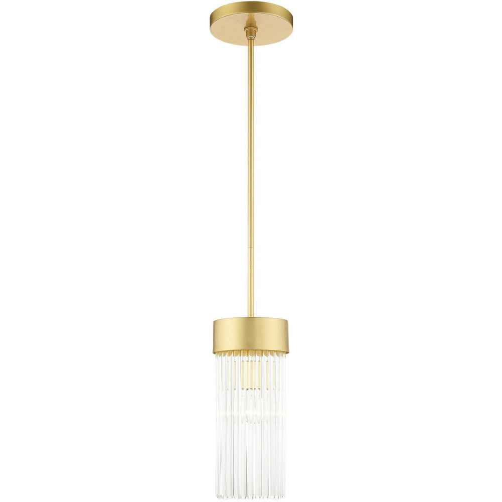 HomeRoots Dimmable Chandelier with Sleek Cylinder Shades for Modern Ambiance in Any Space – Adjustable Lighting 687532