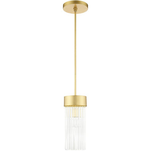 HomeRoots Dimmable Chandelier with Sleek Cylinder Shades for Modern Ambiance in Any Space – Adjustable Lighting 687532
