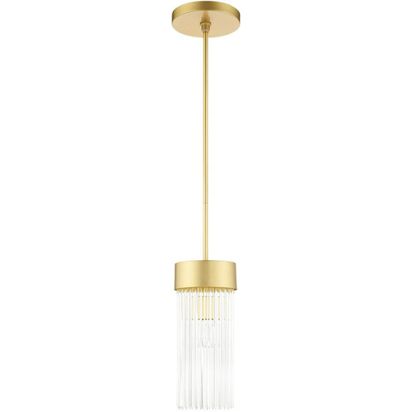 HomeRoots Dimmable Chandelier with Sleek Cylinder Shades for Modern Ambiance in Any Space – Adjustable Lighting 687532