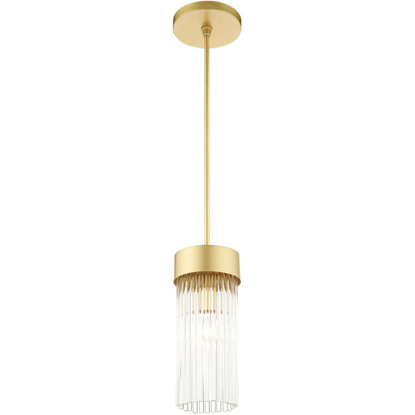 HomeRoots Dimmable Chandelier with Sleek Cylinder Shades for Modern Ambiance in Any Space – Adjustable Lighting 687532