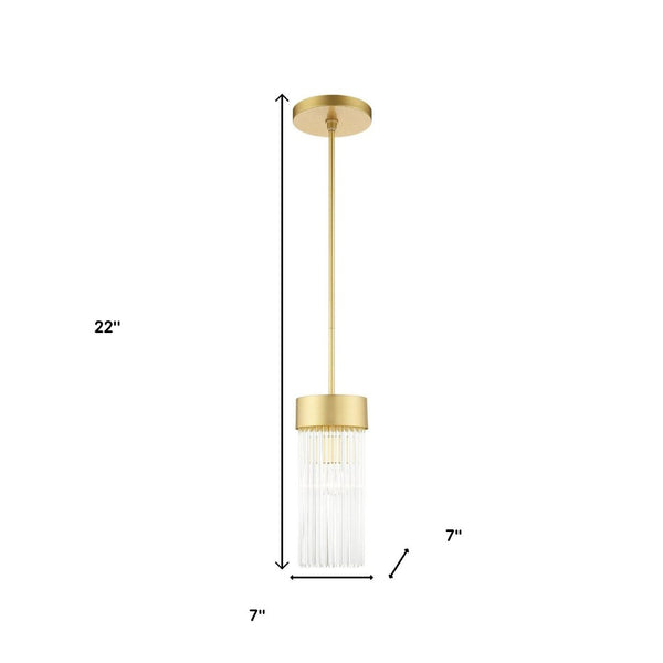 HomeRoots Dimmable Chandelier with Sleek Cylinder Shades for Modern Ambiance in Any Space – Adjustable Lighting 687532