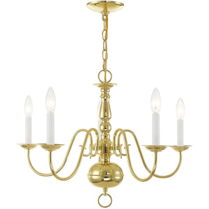 HomeRoots Five Light Dimmable Chandelier – Modern Cylinder Shades for Elegant Ambiance in Any Room 687536