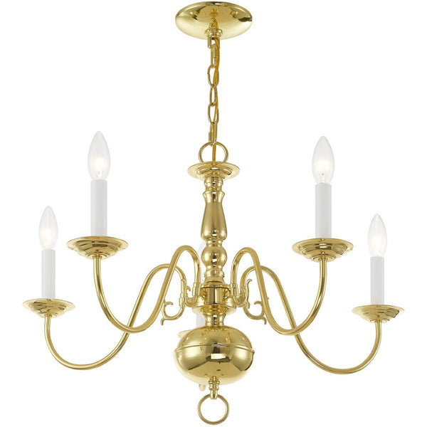 HomeRoots Five Light Dimmable Chandelier – Modern Cylinder Shades for Elegant Ambiance in Any Room 687536