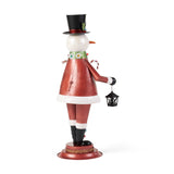 Christopher Knight Home® LED Metal Santa Decoration - Festive Holiday Accent - 18.25 x 19.00 x 50.00