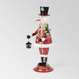 Christopher Knight Home® - Noble House - - Metal Santa Decoration With Led Light