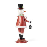 Christopher Knight Home® - Noble House - - Metal Santa Decoration With Led Light