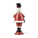 Christopher Knight Home® - Noble House - - Metal Santa Decoration With Led Light